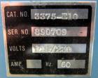 Used Thomas Wiley Cutting Mill, Model 4, Carbon Steel. 141 Cubic inch chamber 7-3/4” diameter x 3” deep. (4) Bolt on blade rotor, 6 stationary bed knives. Top feed with hopper, bottom discharge, hing...