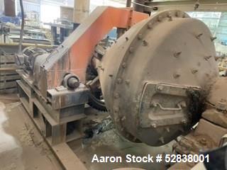 Used Hardinge 4" x 16” Pebble Conical Ball Mill