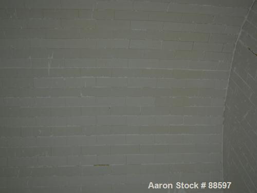 Used Paul O Abbe Pebble Mill, Model #1, 304 Stainless Steel Sroduct Contact. 68" Diameter x 56" straight side. 117 Cubic feet total capacity, 29.25 working. Alumina ceramic lined. Internal rated 14.7...
