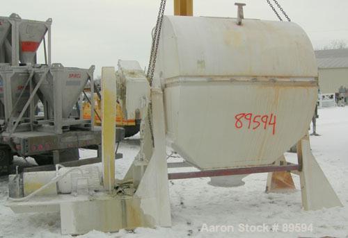 Used Paul O Abbe Pebble Mill, Model 4B, Carbon Steel, Alumina Lined. Jacketed chamber 48" diameter x 60" long. 11" x 14" charge/discharge port with cover. Driven by a 20 HP, 3/60/230/460 Volt motor w...