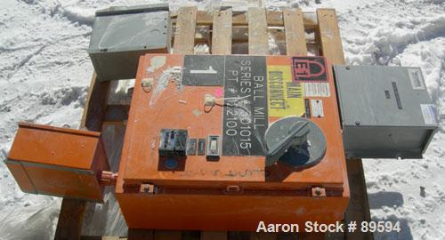 Used Paul O Abbe Pebble Mill, Model 4B, Carbon Steel, Alumina Lined. Jacketed chamber 48" diameter x 60" long. 11" x 14" charge/discharge port with cover. Driven by a 20 HP, 3/60/230/460 Volt motor w...