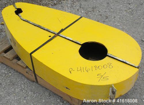 Used Paul O Abbe Ball Mill, brick lined