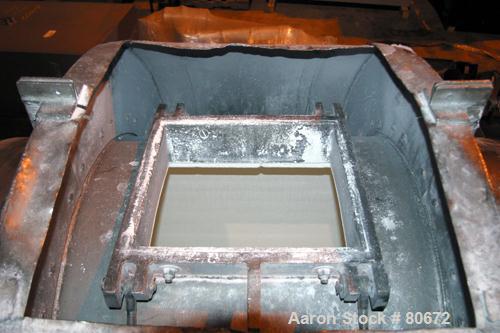Used Paul O Abbe Pebble Mill, Model PM-5A. 304 Stainless steel, ceramic lined non-jacketed chamber 37" diameter x 48" long, 166 total gallon capacity. 8" x 10" Charge port with cover. Includes dust h...