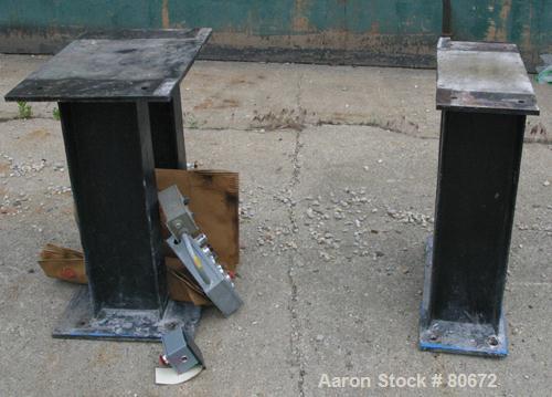 Used Paul O Abbe Pebble Mill, Model PM-5A. 304 Stainless steel, ceramic lined non-jacketed chamber 37" diameter x 48" long, 166 total gallon capacity. 8" x 10" Charge port with cover. Includes dust h...