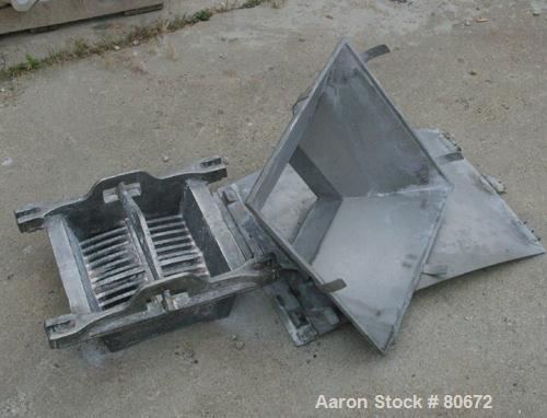Used Paul O Abbe Pebble Mill, Model PM-5A. 304 Stainless steel, ceramic lined non-jacketed chamber 37" diameter x 48" long, 166 total gallon capacity. 8" x 10" Charge port with cover. Includes dust h...