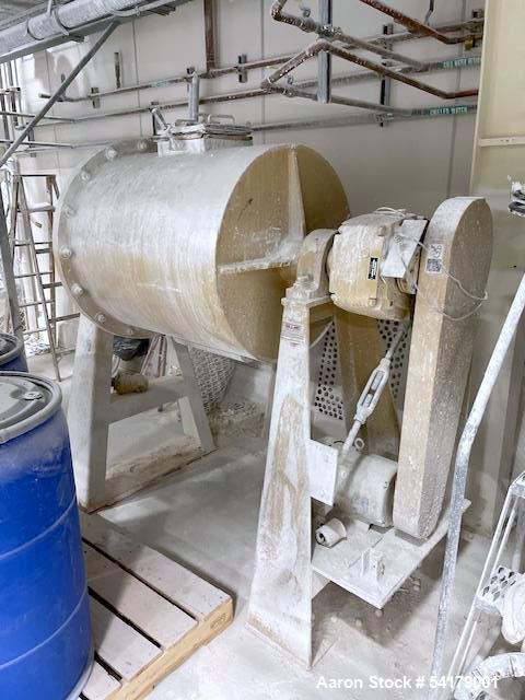 Used Paul O. Abbe Pebble Mill – Model PMU-6, 112 Gallon Carbon Steel with Urethane Lining