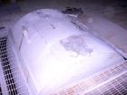 Used Paul O Abbe Pebble Mill, Model 4B, Carbon Steel, Alumina Lined. Jacketed chamber 48