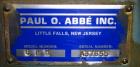 Used Paul O. Abbe Ball Mill, Model 6PM, Brick Lined.