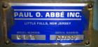 Used- Paul O. Abbe Ball Mill, Model 6PM, Brick Lined.