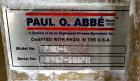 Used Paul O. Abbe Pebble Mill – Model PMU-6, 112 Gallon Carbon Steel with Urethane Lining
