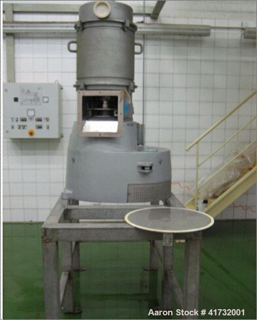 Used Amandus Kahl Pellet Mill, Model 33-390. Designed for the compression of food, feed, nutritional supplement and pharmaceutical powders into pellets for use as is or to be reground with improved d...