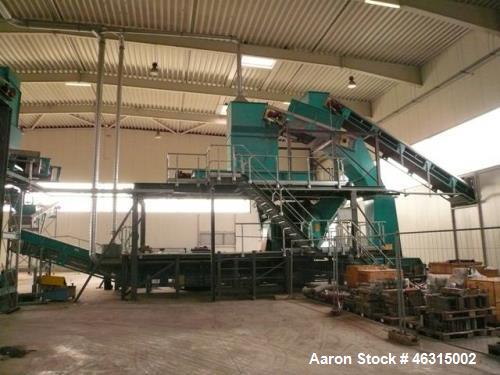 Used Pelletting Press, Andritz UMT Paladin 3000-300/2R BM, 536hp (400kW). Die diameter approximately 39" (1000mm), width approximately 12" (300mm), 6-9 m/sec. Main gear 2x 335 hp (250kW), 1500 rpm, 5...