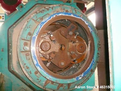 Used Pelletting Press, Andritz UMT Paladin 3000-300/2R BM, 536hp (400kW). Die diameter approximately 39" (1000mm), width approximately 12" (300mm), 6-9 m/sec. Main gear 2x 335 hp (250kW), 1500 rpm, 5...