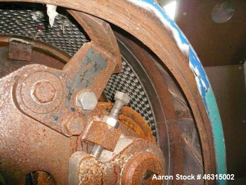 Used Pelletting Press, Andritz UMT Paladin 3000-300/2R BM, 536hp (400kW). Die diameter approximately 39" (1000mm), width approximately 12" (300mm), 6-9 m/sec. Main gear 2x 335 hp (250kW), 1500 rpm, 5...