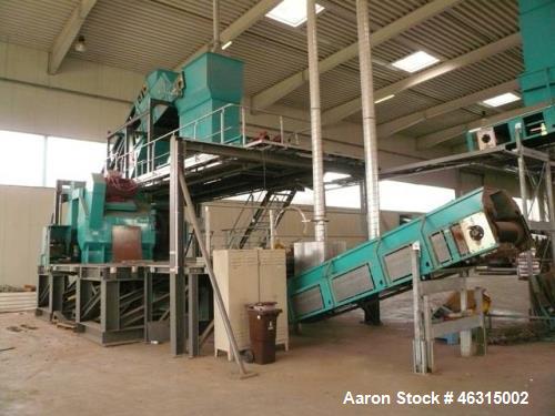 Used Pelletting Press, Andritz UMT Paladin 3000-300/2R BM, 536hp (400kW). Die diameter approximately 39" (1000mm), width approximately 12" (300mm), 6-9 m/sec. Main gear 2x 335 hp (250kW), 1500 rpm, 5...