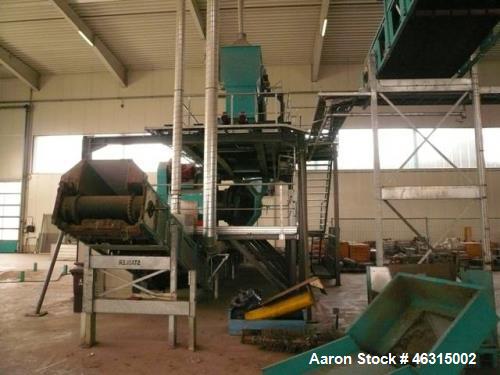 Used Pelletting Press, Andritz UMT Paladin 3000-300/2R BM, 536hp (400kW). Die diameter approximately 39" (1000mm), width approximately 12" (300mm), 6-9 m/sec. Main gear 2x 335 hp (250kW), 1500 rpm, 5...