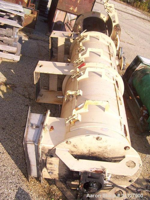 Used Bliss Pionees model B-200A. 400 hp thru (2) 200 hp, 1200 rpm motors. 1 set of rolls, 1 die, feed chute, stainless steel door, lube system, mounted on mild steel base. Last running 8-1/4 wide rol...
