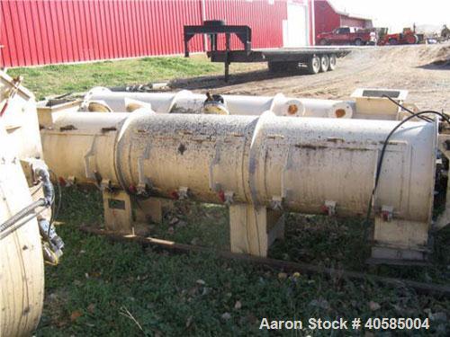 Used Bliss Pioneer Model B-200A. 400 hp thru (2) 200 hp, 1200 rpm motors. 1 set of rolls, 1 die, feed chute, stainless steel door, lube system, mounted on mild steel base. Last running 8-1/4 wide rol...