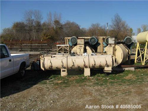Used Bliss Pioneer Model B-200A. 400 hp thru (2) 200 hp, 1200 rpm motors. 1 set of rolls, 1 die, feed chute, stainless steel door, lube system, mounted on mild steel base. Last running 8-1/4 wide rol...