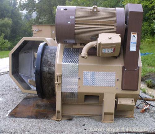 Used 34" Bliss Pioneer Pellet Mill, 400 hp, new belts, bearings, die, rolls and paint. Mfg 1998. Includes stainless steel feeders, conditioners, feed cones and doors. Reported to be reconditioned.