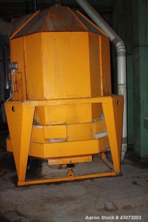 Used Buhler DPAA Pellet Mill. Total capacity 7.5 t/hour, total throughput performance 47 m3/hour, press rolls 12.5 x 7.1" (320 x 182 mm), form diameter/width 26/7" (660/178 mm), main motor performanc...