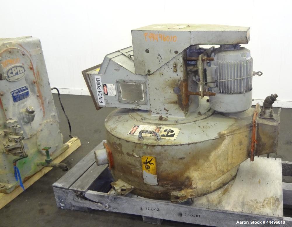 Used Carbon Steel California 7000 Series Pellet Mill, Model 7022-2
