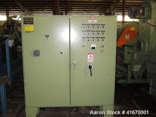 Used Densifying Line Consisting Of: (1) California Pellet Mill, Model NH-398111, driven by a 75 hp motor. (1) Cumberland Granulator, Model 684, 3 knife open rotor, driven by a 50 hp motor, serial #91...
