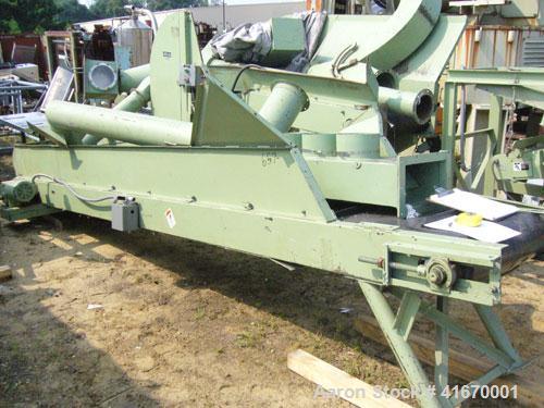 Used Densifying Line Consisting Of: (1) California Pellet Mill, Model NH-398111, driven by a 75 hp motor. (1) Cumberland Granulator, Model 684, 3 knife open rotor, driven by a 50 hp motor, serial #91...