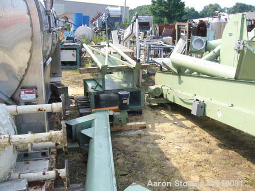 Used Densifying Line Consisting Of: (1) California Pellet Mill, Model NH-398111, driven by a 75 hp motor. (1) Cumberland Granulator, Model 684, 3 knife open rotor, driven by a 50 hp motor, serial #91...