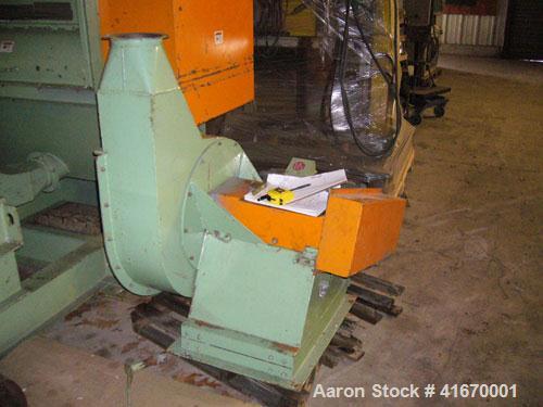 Used Densifying Line Consisting Of: (1) California Pellet Mill, Model NH-398111, driven by a 75 hp motor. (1) Cumberland Granulator, Model 684, 3 knife open rotor, driven by a 50 hp motor, serial #91...