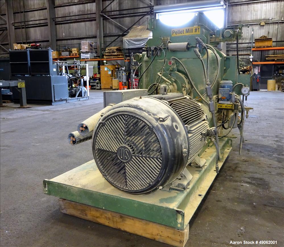 Used California 7000 Series Pellet Mill, Model 7932-12, Carbon Steel.