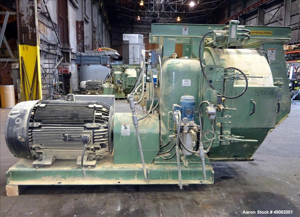Used California 7000 Series Pellet Mill, Model 7932-12, Carbon Steel.