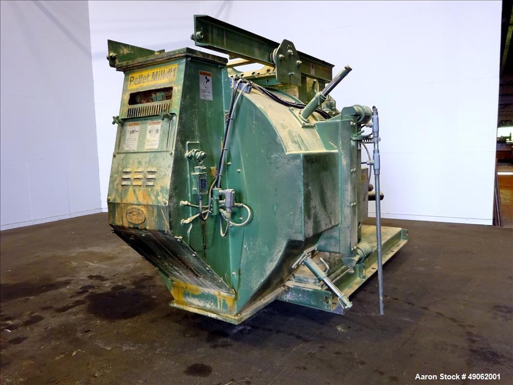 Used California 7000 Series Pellet Mill, Model 7932-12, Carbon Steel.
