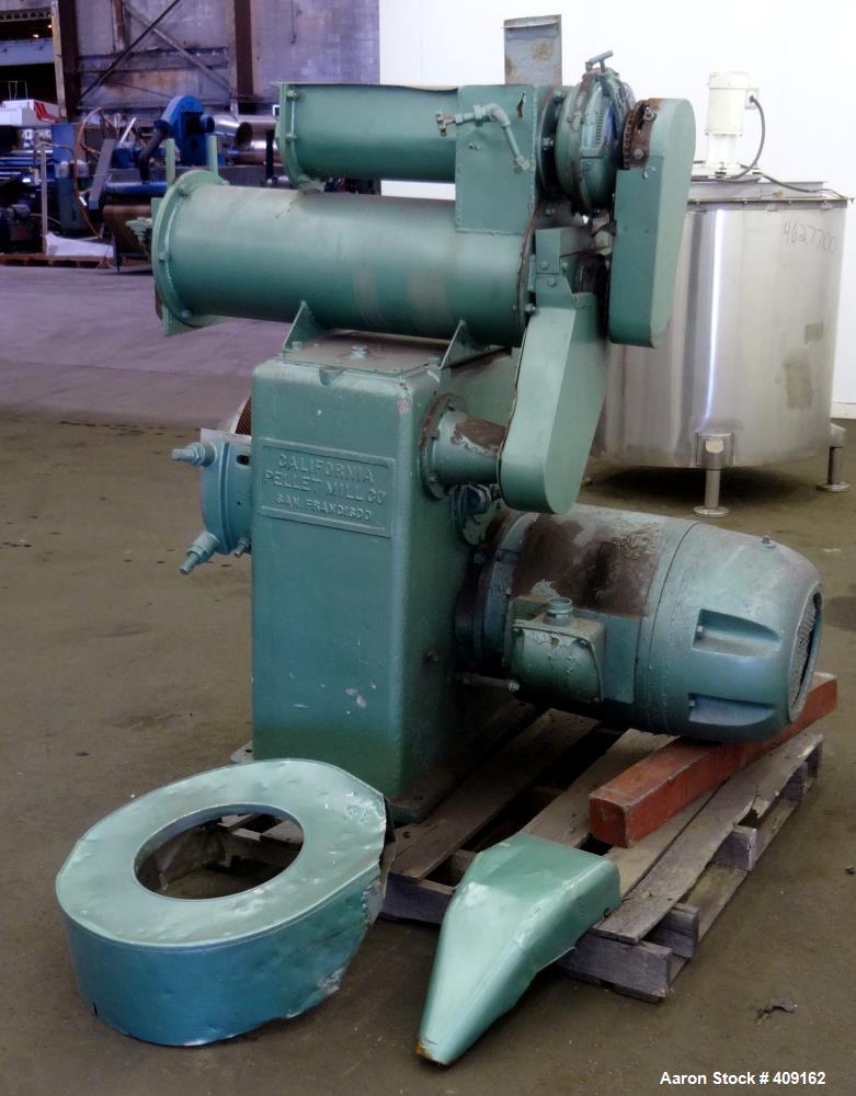 Used California Pellet Mill, Carbon Steel.