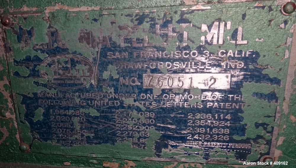 Used California Pellet Mill, Carbon Steel.