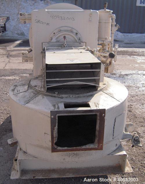 Used- California Pellet Mill, Model 7122, carbon steel. Unit includes front hood and conditioner. Missing both motors, die, ...