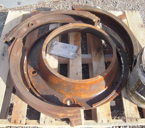 Used California Pellet Mill, Model 7122, carbon steel. Unit includes front hood and conditioner. Missing both motors, die, and rollers.