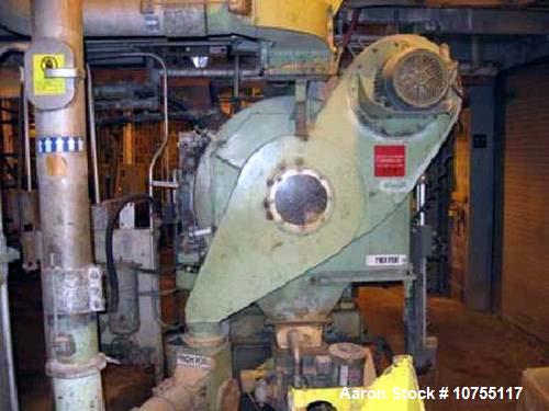 Used- California 7000 Series Carbon Steel Pellet Mill, Model 7022-2. (2) 10" diameter x 6" face rollers, approximate 22.5" d...