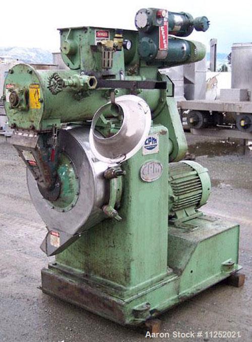 Used-California Pellet Mill, Model CMF-MF5.  Driven by a 30 hp, 220/440 volt, 1770 rpm motor.  Previously used at an herbal ...