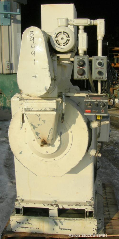 USED: California Pellet Mill, Model Master, Carbon Steel.  Approximate 14" diameter die with (2) rollers, adjustable side blades. Driven by a 25 hp, 3/60/208-230/460 volt, 1170 rpm motor. Bolt on fro...