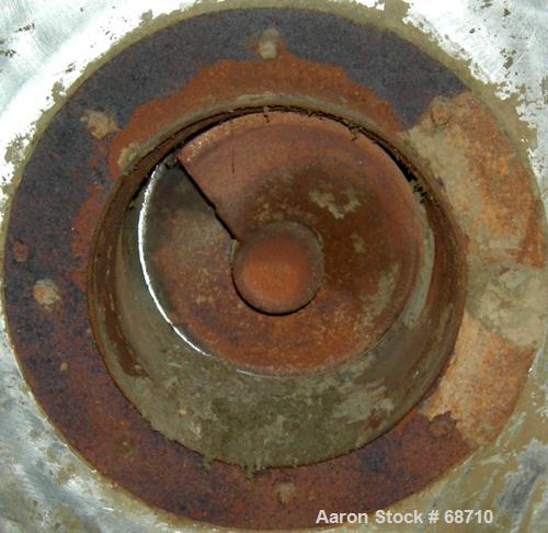Used California Pellet Mill, Model 2000, Carbon Steel. 2 approximate 7" diameter rollers, 16" diameter x 10" deep cutting chamber, 1/8" diameter screen holes. Adjustable side wall blade cutter. Drive...