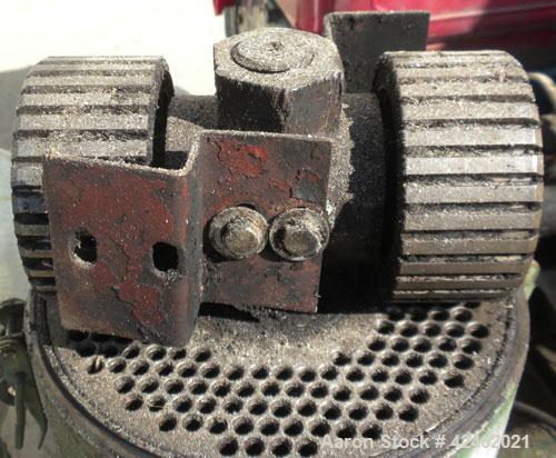 Used Pellet Pros Diesel Driven Pellet Mill, Model PP650D-W, Carbon Steel. (2) 3-7/8'' Diameter x 2'' face rollers. Top feed hopper. Approximately 1/4'' diameter holes. Capacity approximately 200-300 ...