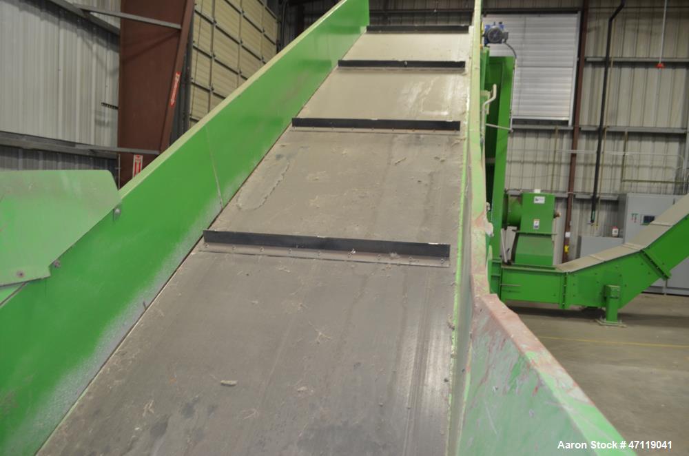 Used- Munch Pellet Mill System Consisting Of: (1) Vecoplan incline feed conveyor, approximate 60" wide x 26 long, approximat...