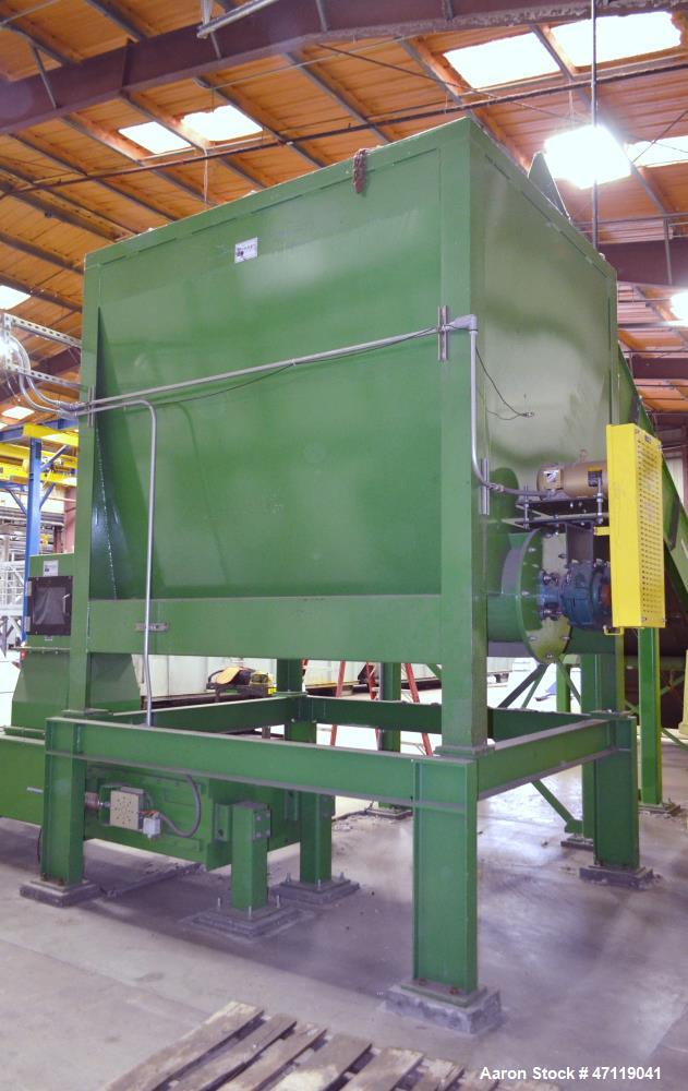 Used Munch Pellet Mill System Consisting Of: (1) Vecoplan incline feed conveyor, approximate 60" wide x 26 long, approximate 168" discharge height, driven by a 5hp gear motor, (1) Ensign dosing hoppe...
