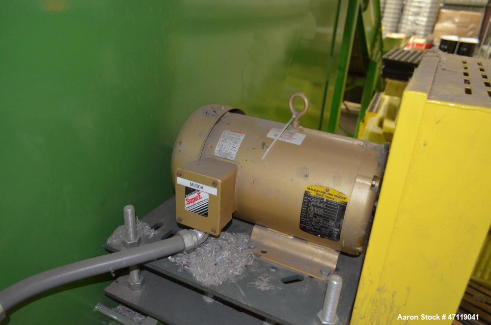Used Munch Pellet Mill System Consisting Of: (1) Vecoplan incline feed conveyor, approximate 60" wide x 26 long, approximate 168" discharge height, driven by a 5hp gear motor, (1) Ensign dosing hoppe...