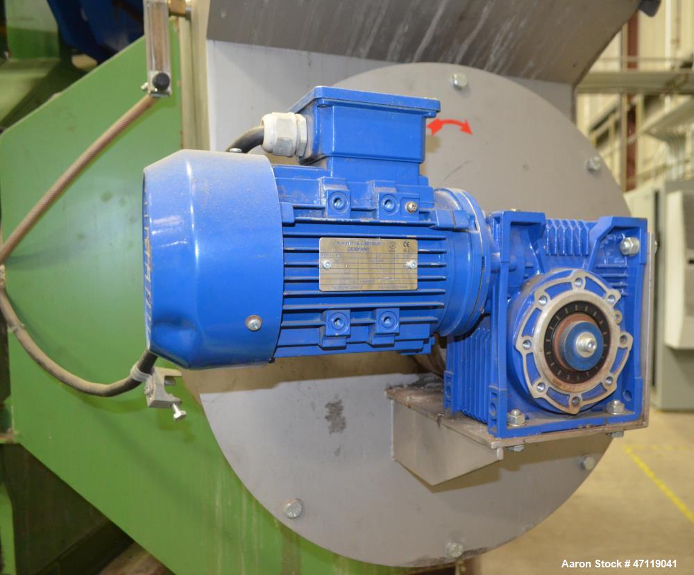 Used Munch Pellet Mill System Consisting Of: (1) Vecoplan incline feed conveyor, approximate 60" wide x 26 long, approximate 168" discharge height, driven by a 5hp gear motor, (1) Ensign dosing hoppe...