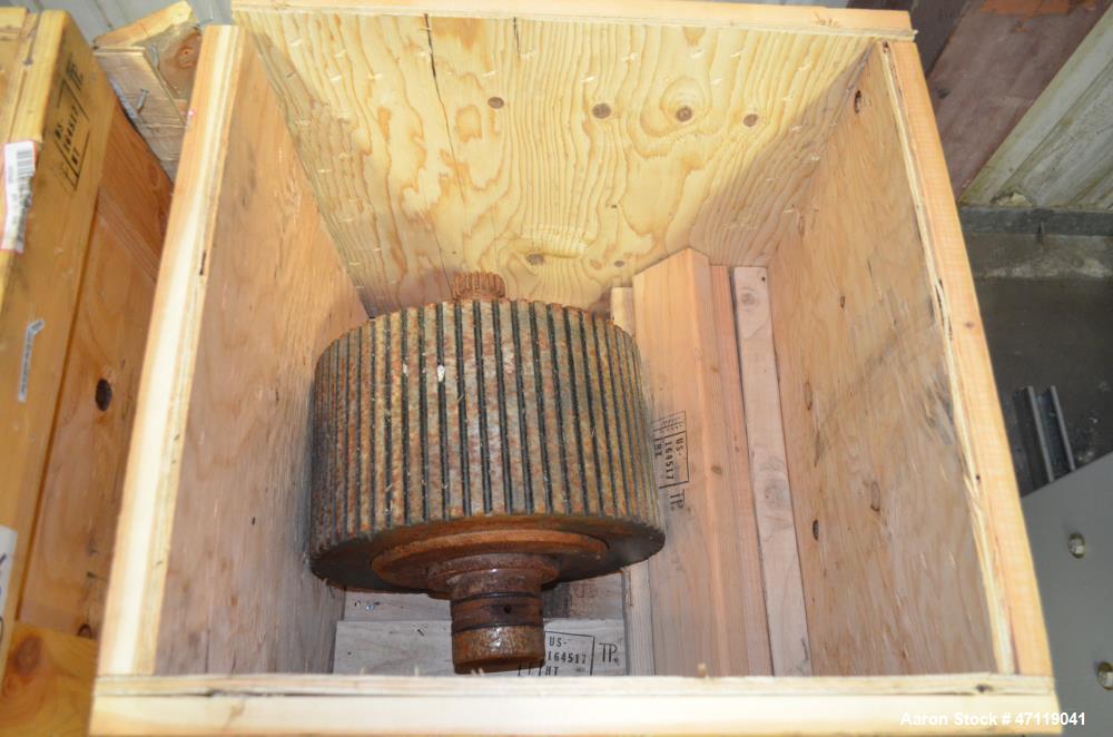 Used Munch Pellet Mill System Consisting Of: (1) Vecoplan incline feed conveyor, approximate 60" wide x 26 long, approximate 168" discharge height, driven by a 5hp gear motor, (1) Ensign dosing hoppe...