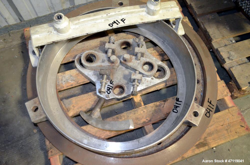 Used Munch Pellet Mill System Consisting Of: (1) Vecoplan incline feed conveyor, approximate 60" wide x 26 long, approximate 168" discharge height, driven by a 5hp gear motor, (1) Ensign dosing hoppe...