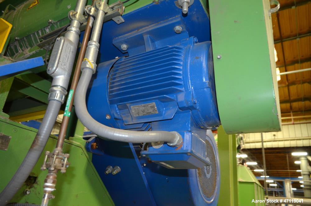 Used Munch Pellet Mill System Consisting Of: (1) Vecoplan incline feed conveyor, approximate 60" wide x 26 long, approximate 168" discharge height, driven by a 5hp gear motor, (1) Ensign dosing hoppe...