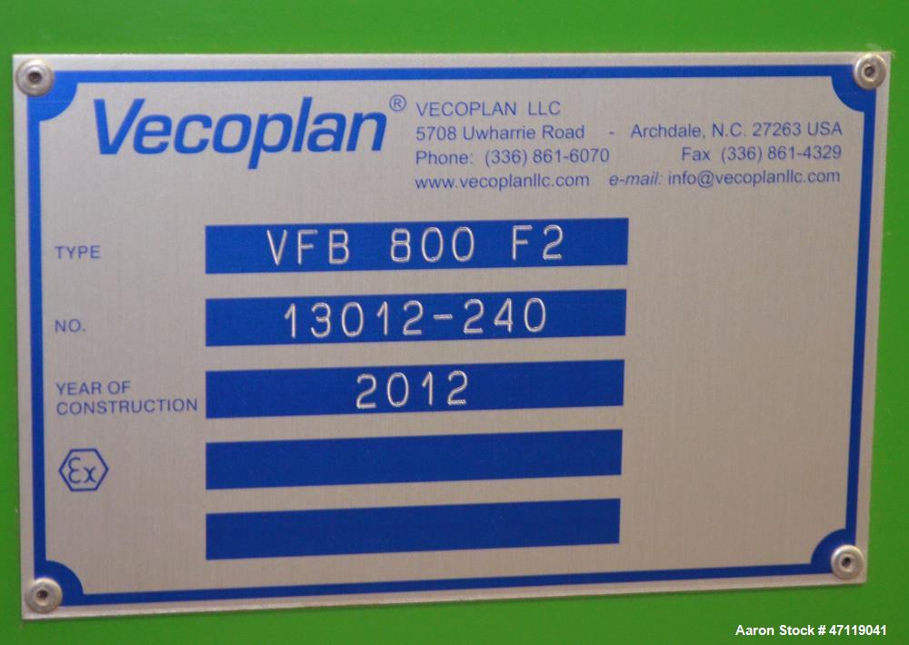 Used Munch Pellet Mill System Consisting Of: (1) Vecoplan incline feed conveyor, approximate 60" wide x 26 long, approximate 168" discharge height, driven by a 5hp gear motor, (1) Ensign dosing hoppe...